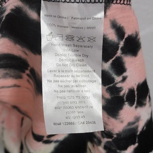 Viscose Scoop Neck Tie Dye Top - Picture 7 of 10